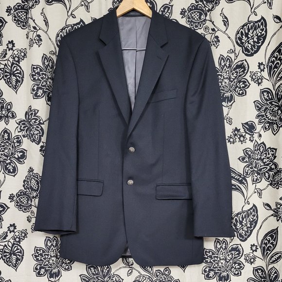 Lauren Ralph Lauren 100% wool black blazer Size 39L - Picture 4 of 12